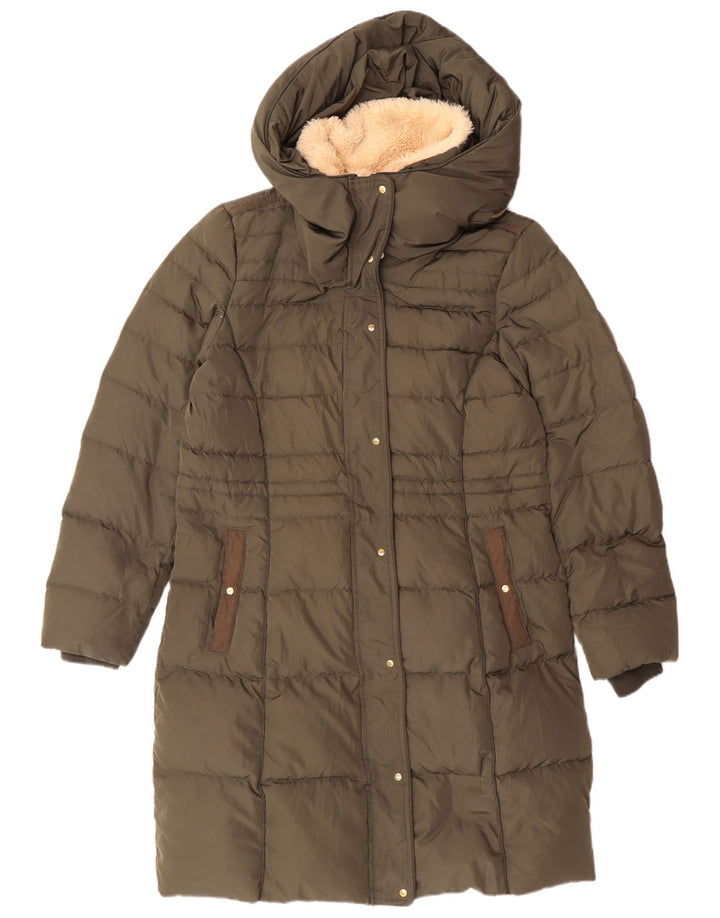 Cappotto imbottito con cappuccio da donna Vero Moda grande poliestere kaki invernale