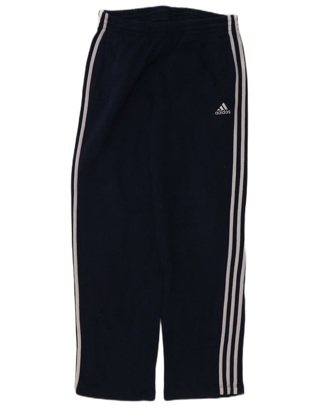 Pantaloni da tuta ADIDAS Climalite da uomo UK 40/42 Medio cotone blu navy