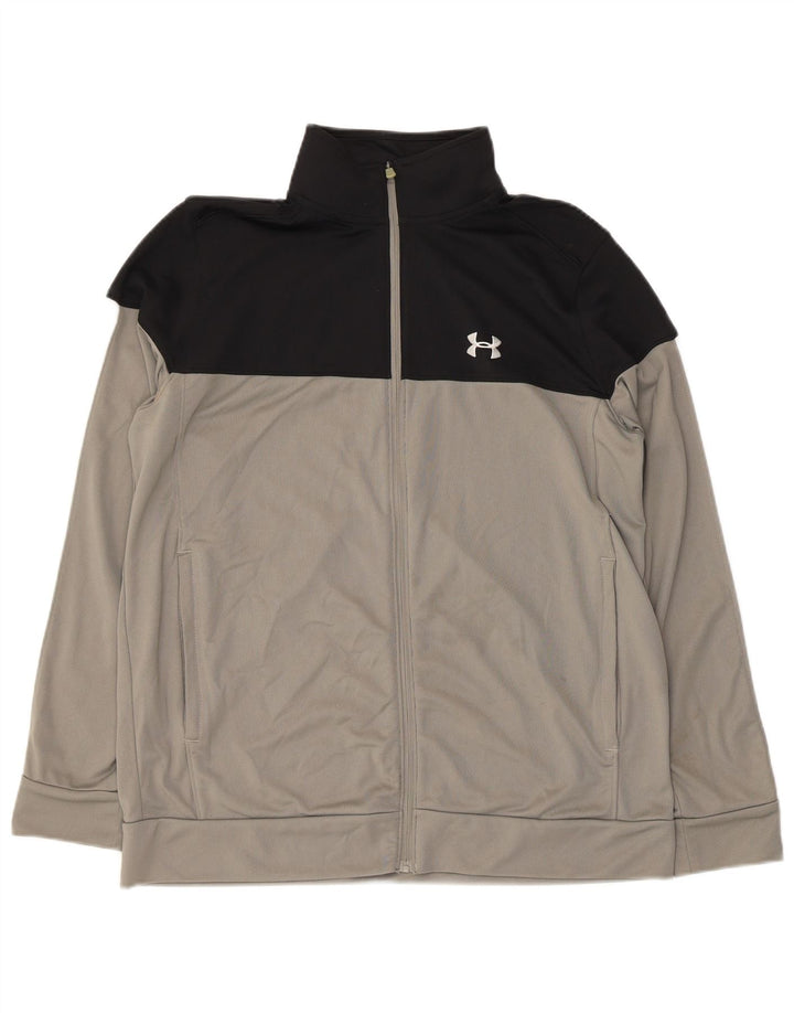 Giacca da tuta da uomo UNDER ARMOUR Large Grey Colourblock