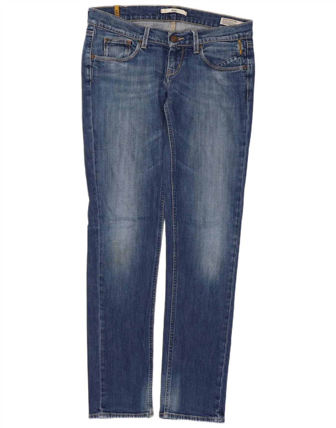 MELTIN' POT Jeans Mendel Slim da Donna W29 L32 Blu Cotone