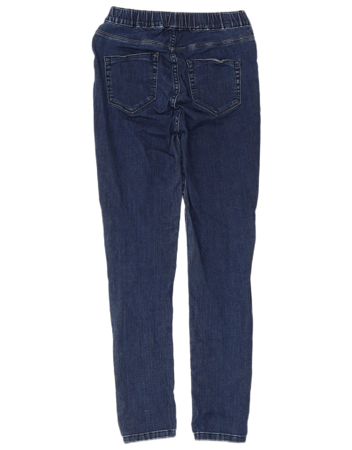 WHITE STUFF Jeans Jegging da donna UK 10 Small W28 L29 Cotone blu