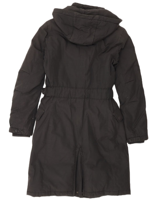 Cappotto imbottito con cappuccio da donna Woolrich UK 6 XS cotone nero