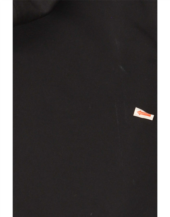 Felpa con cappuccio grafica Under Armour da uomo Cold Gear piccola in poliestere nero