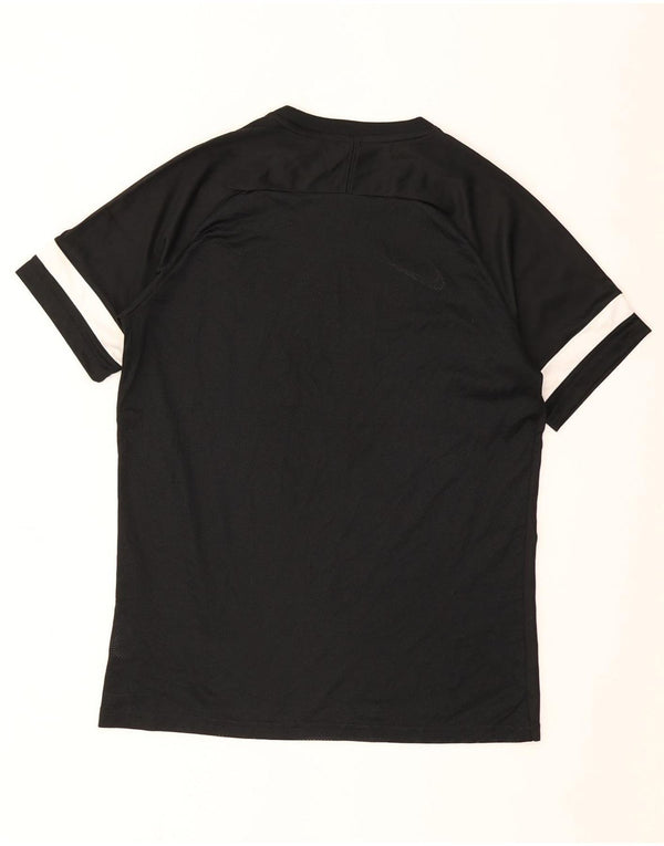 T-shirt Nike Dri Fit da uomo, grande, in poliestere color block nero