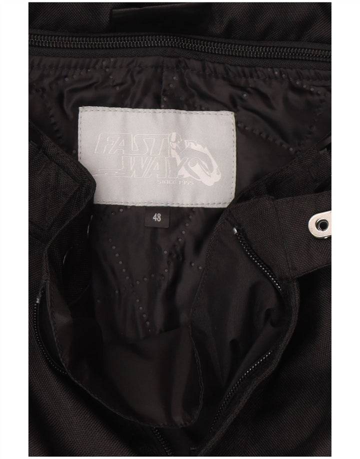 Pantaloni cargo moto da corsa FAST WAY da uomo IT 48 medio W34 L34 neri