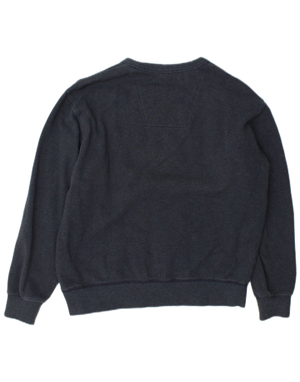 Felpa grafica da uomo G-Star, maglione medio, cotone blu navy