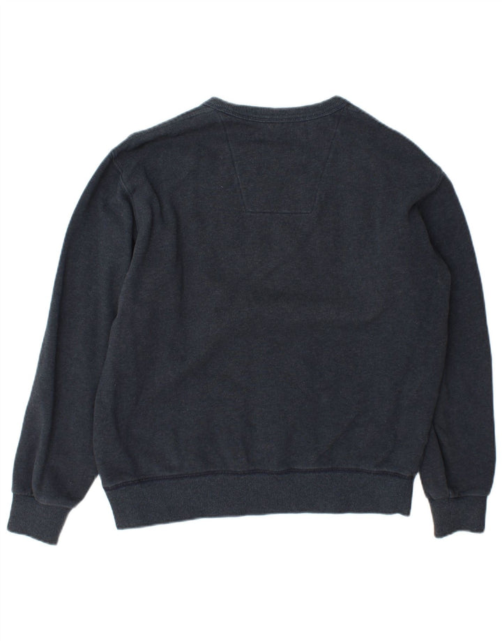 Felpa grafica da uomo G-Star, maglione medio, cotone blu navy