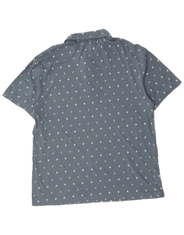 Polo Penguin Heritage da uomo slim fit XL in cotone maculato blu