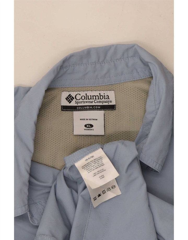 Camicia da donna Columbia UK 18 XL nylon blu
