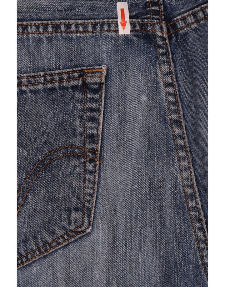 Jeans dritti tagliati da uomo Levi's W38 L26 cotone blu
