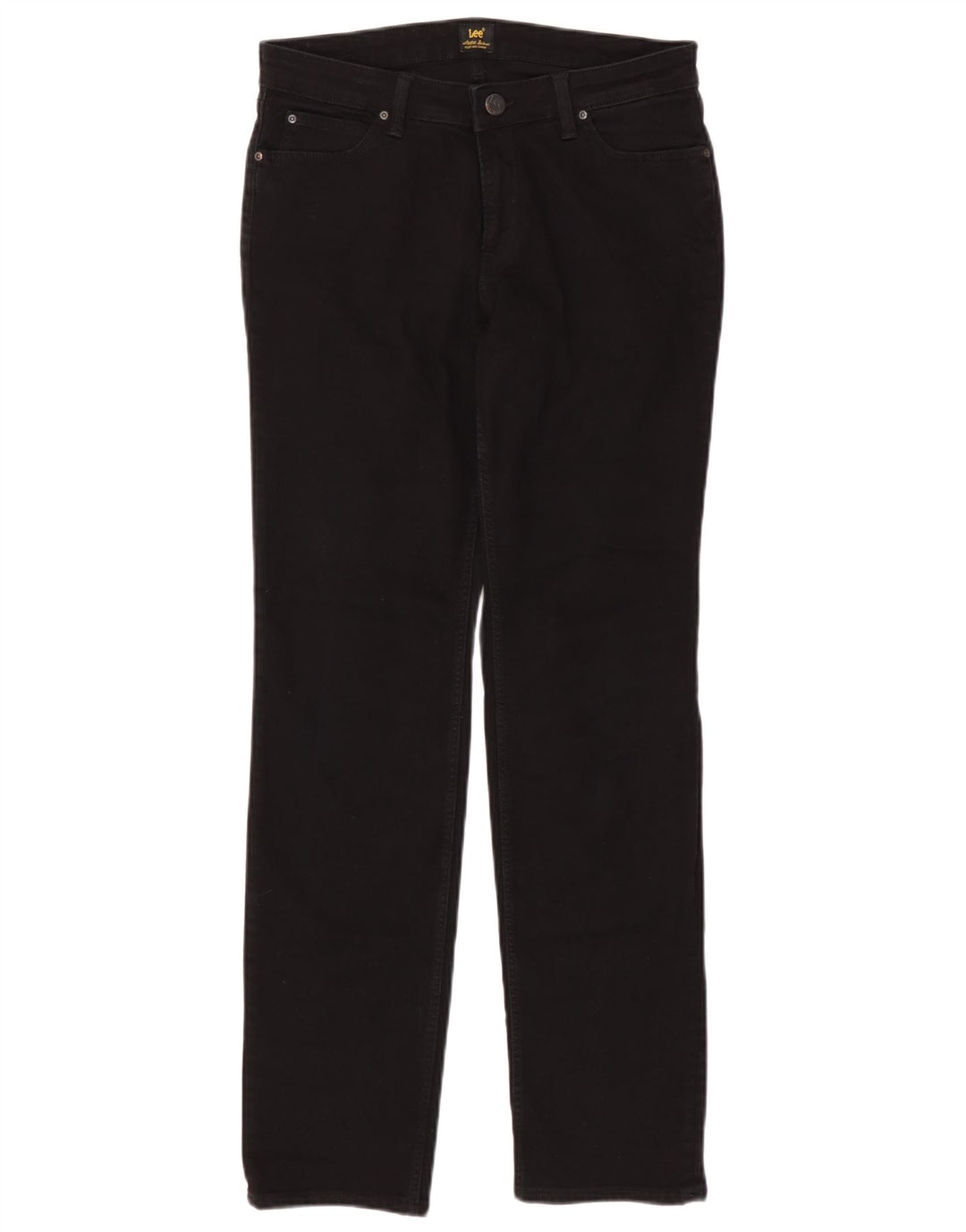 Jeans dritti Marion da donna Lee W31 L33 cotone nero