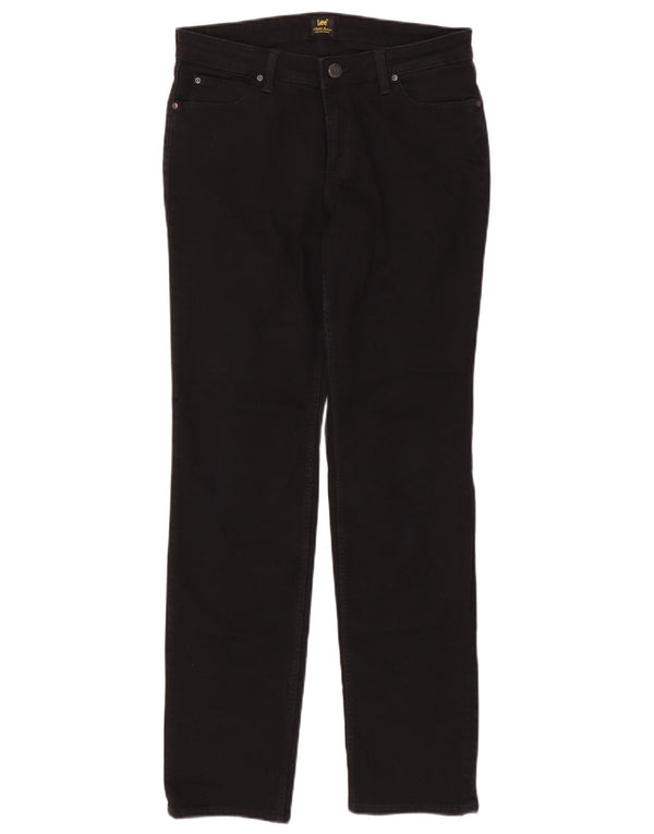 Jeans dritti Marion da donna Lee W31 L33 cotone nero