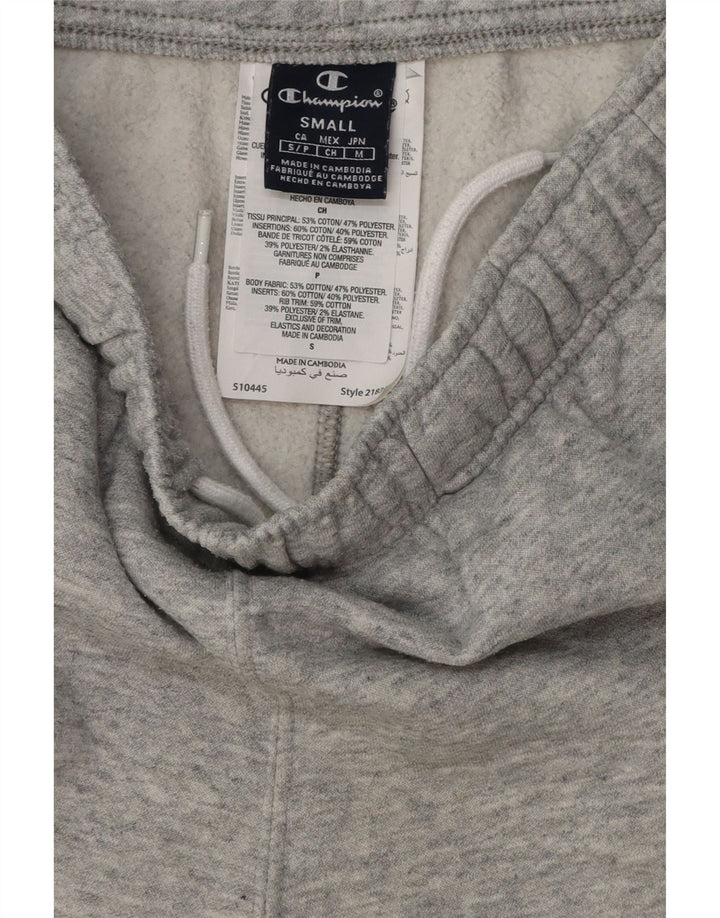 Pantaloni da tuta da uomo Champion Joggers piccoli in cotone grigio