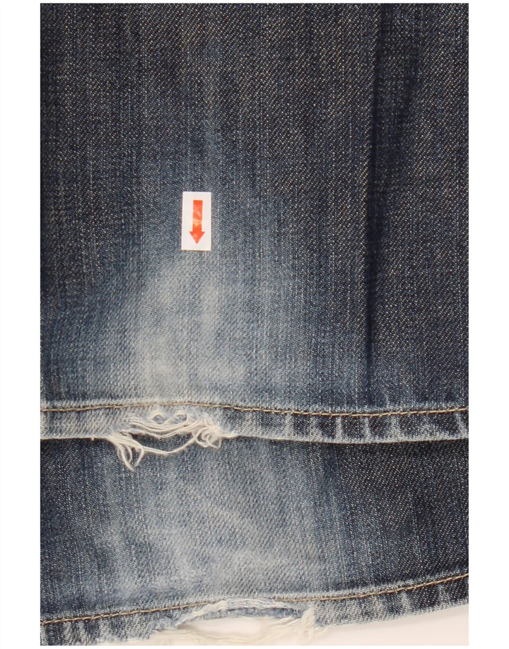 Jeans dritti da uomo Hugo Boss W35 L34 cotone blu