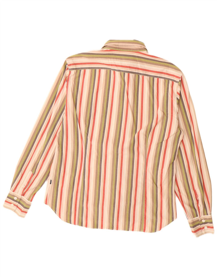 Camicia da uomo Paul Smith grande in cotone a righe multicolori