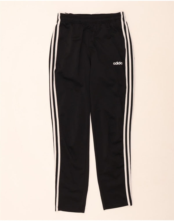 Pantaloni della tuta da donna Adidas UK 10 piccoli poliestere nero