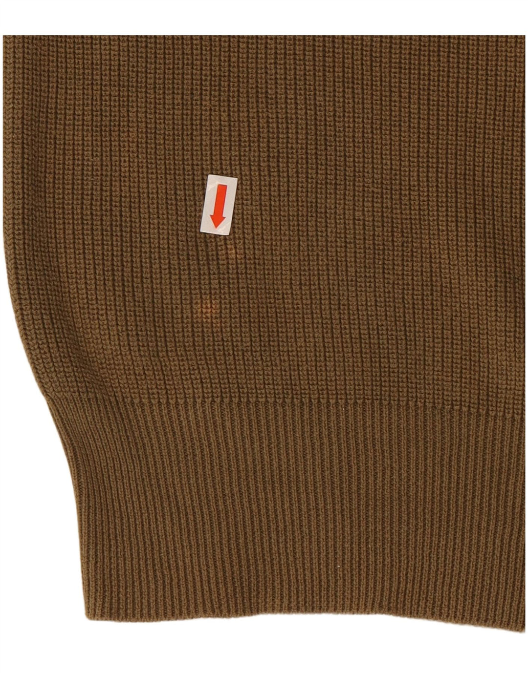 RALPH LAUREN Maglione da uomo girocollo in cotone marrone medio