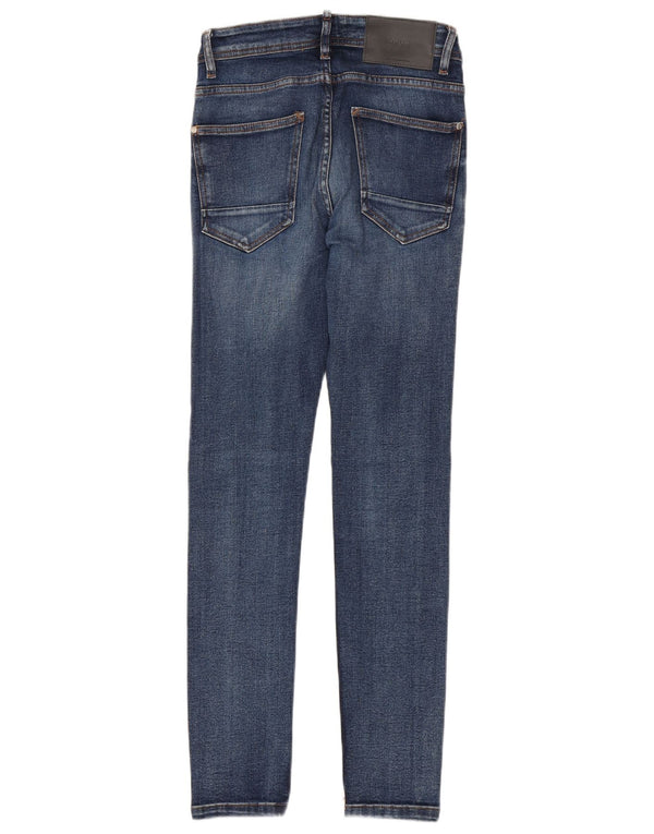 Jeans skinny da uomo Zara EU 36 XS W28 L29 Cotone blu