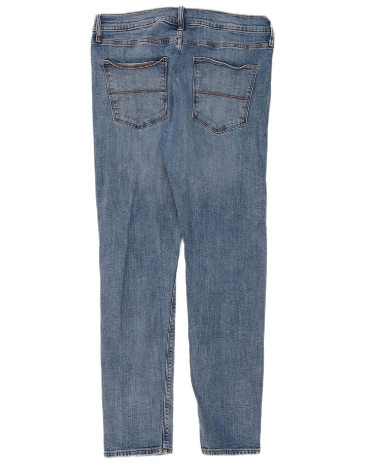 Jeans slim da uomo Marks & Spencer W34 L31 cotone blu