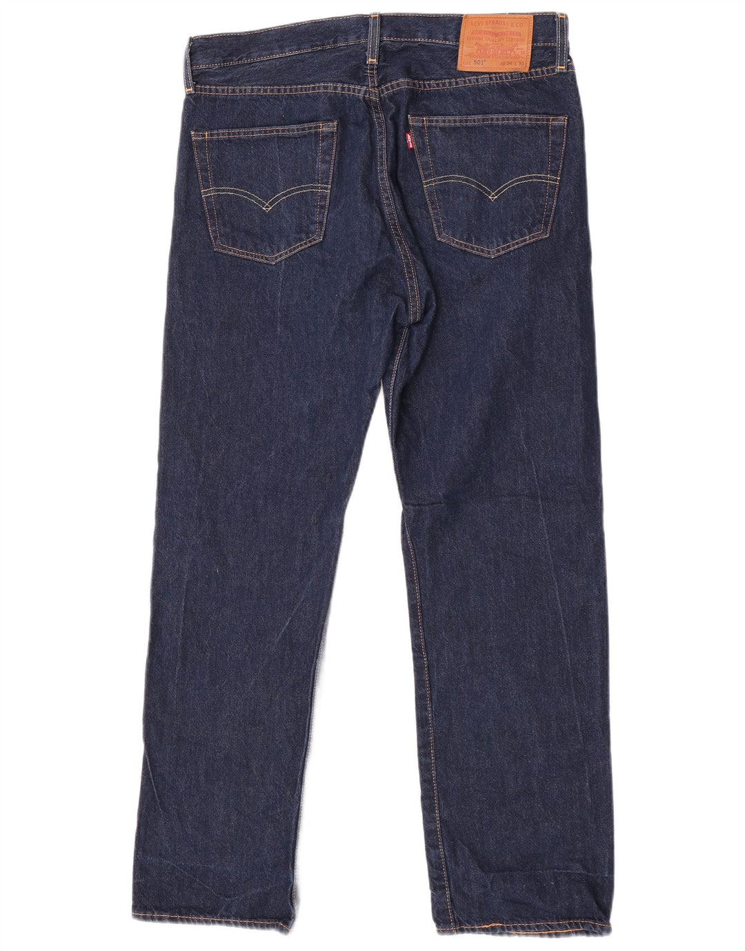 Levi's Uomo 501 Jeans dritti W34 L30 Cotone blu navy