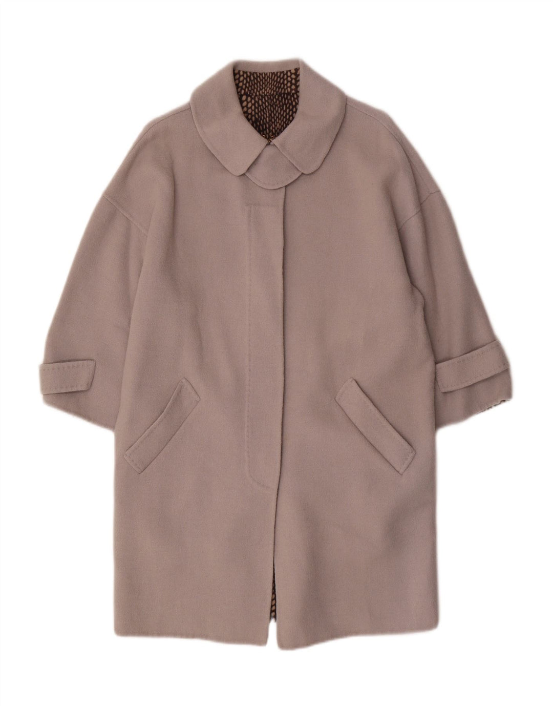 Cappotto da donna VINTAGE UK 14 grande grigio