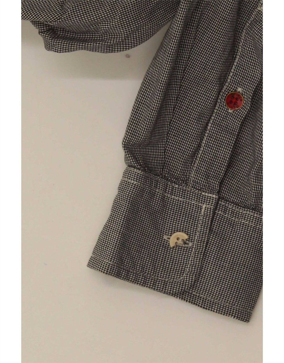 Camicia da uomo Tommy Hilfiger XL in cotone pied de poule blu navy