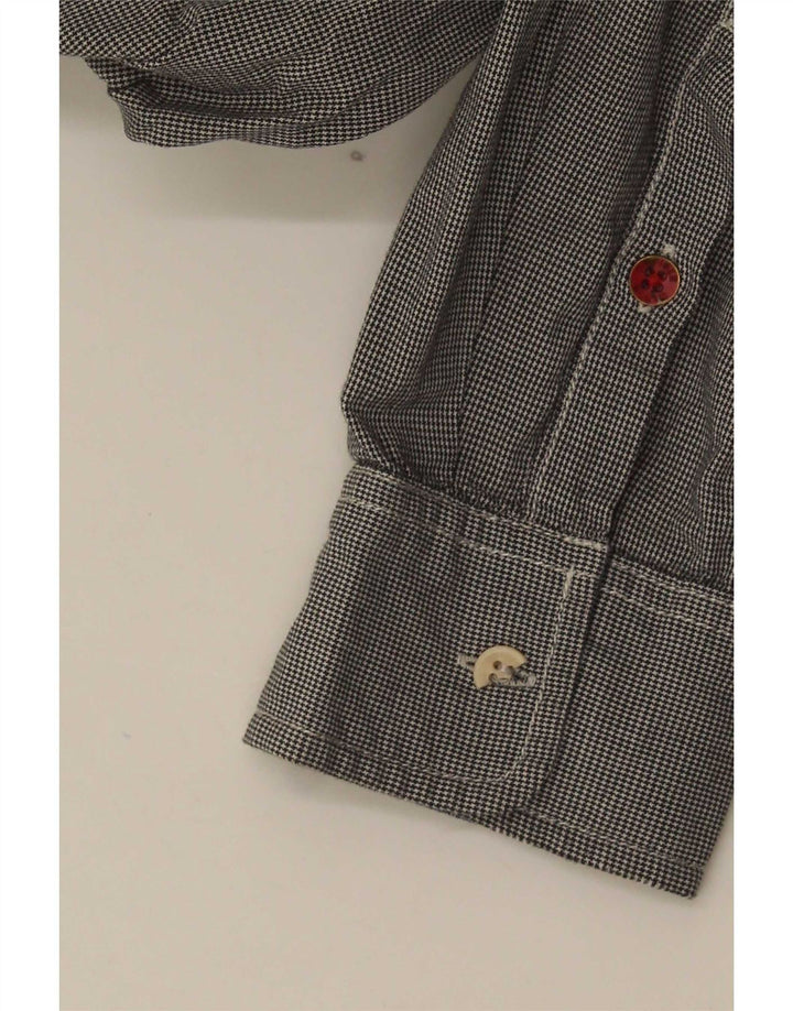 Camicia da uomo Tommy Hilfiger XL in cotone pied de poule blu navy