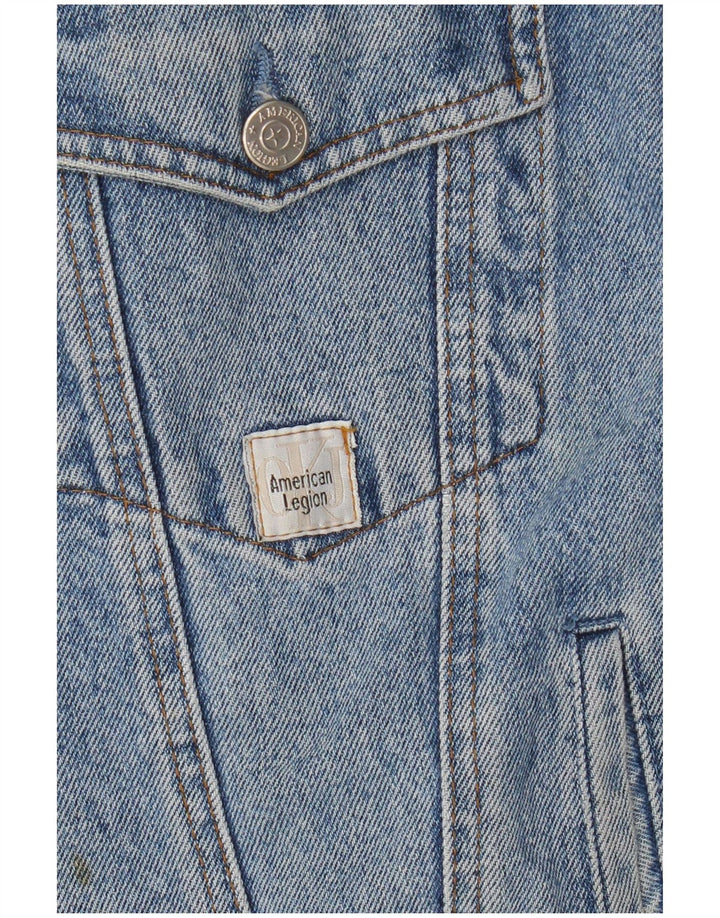 Giacca di jeans vintage da uomo UK 42 XL Blu