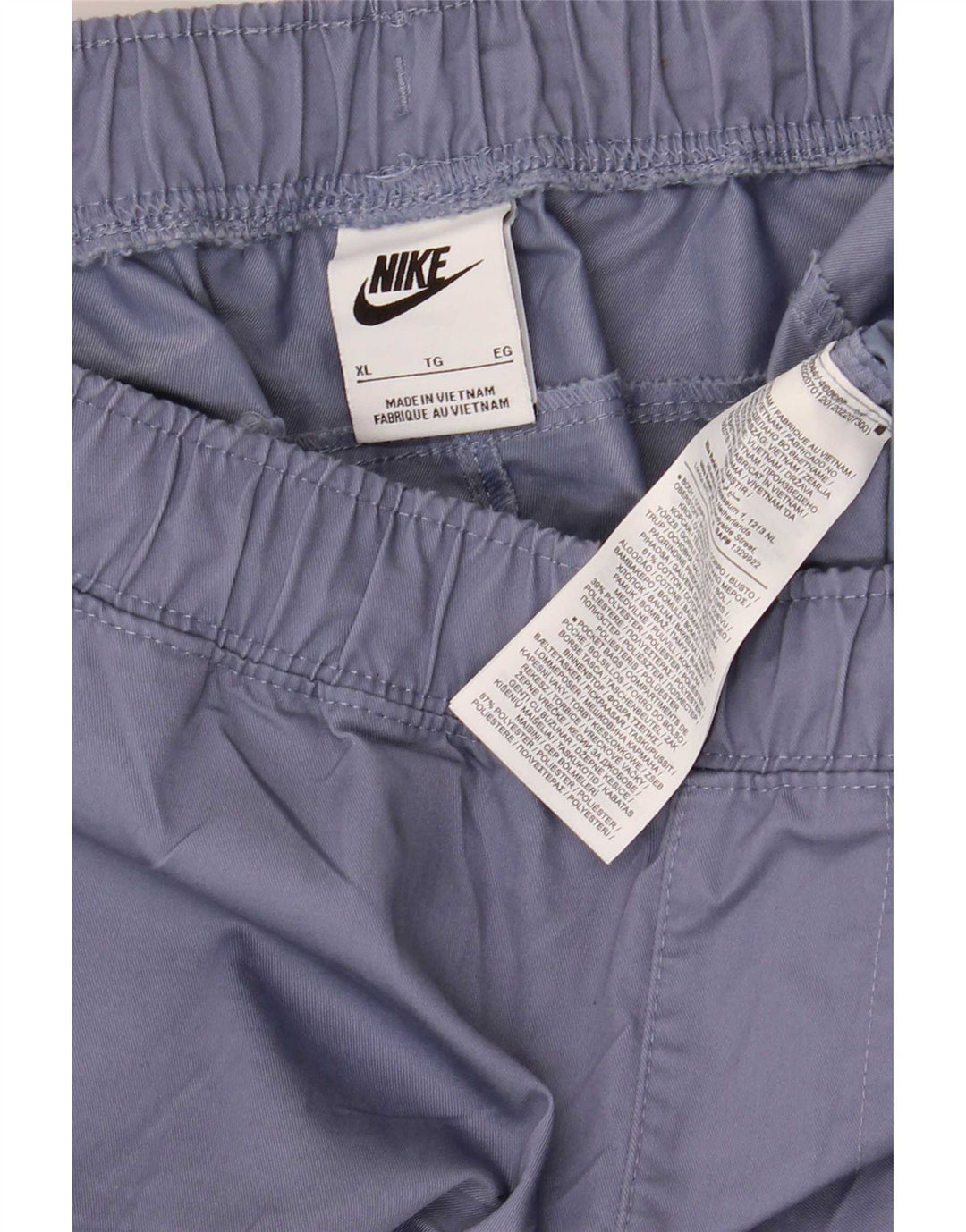 Pantaloni della tuta da uomo Nike XL blu poliestere