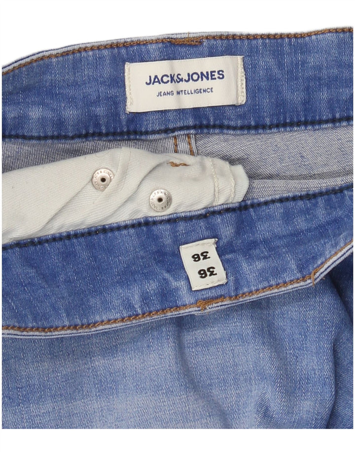 Jeans slim da uomo Jack & Jones W36 L36 cotone blu
