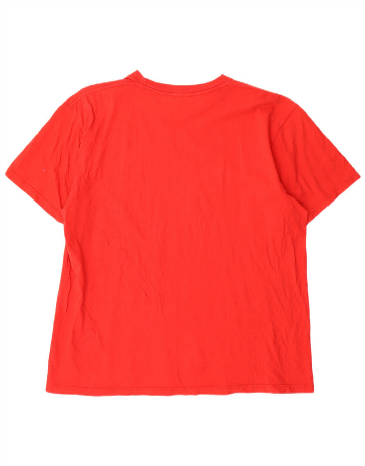 T-shirt grafica da uomo CHAMPION Top 2XL Rossa