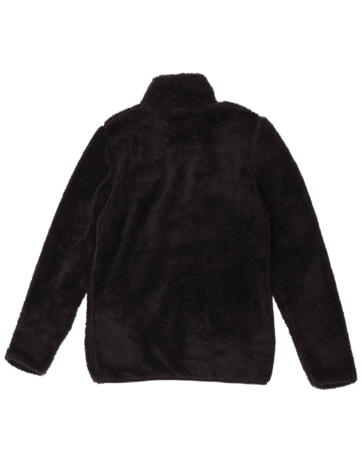 Maglione in pile da donna con collo e zip Mountain Warehouse UK 8 piccolo poliestere nero