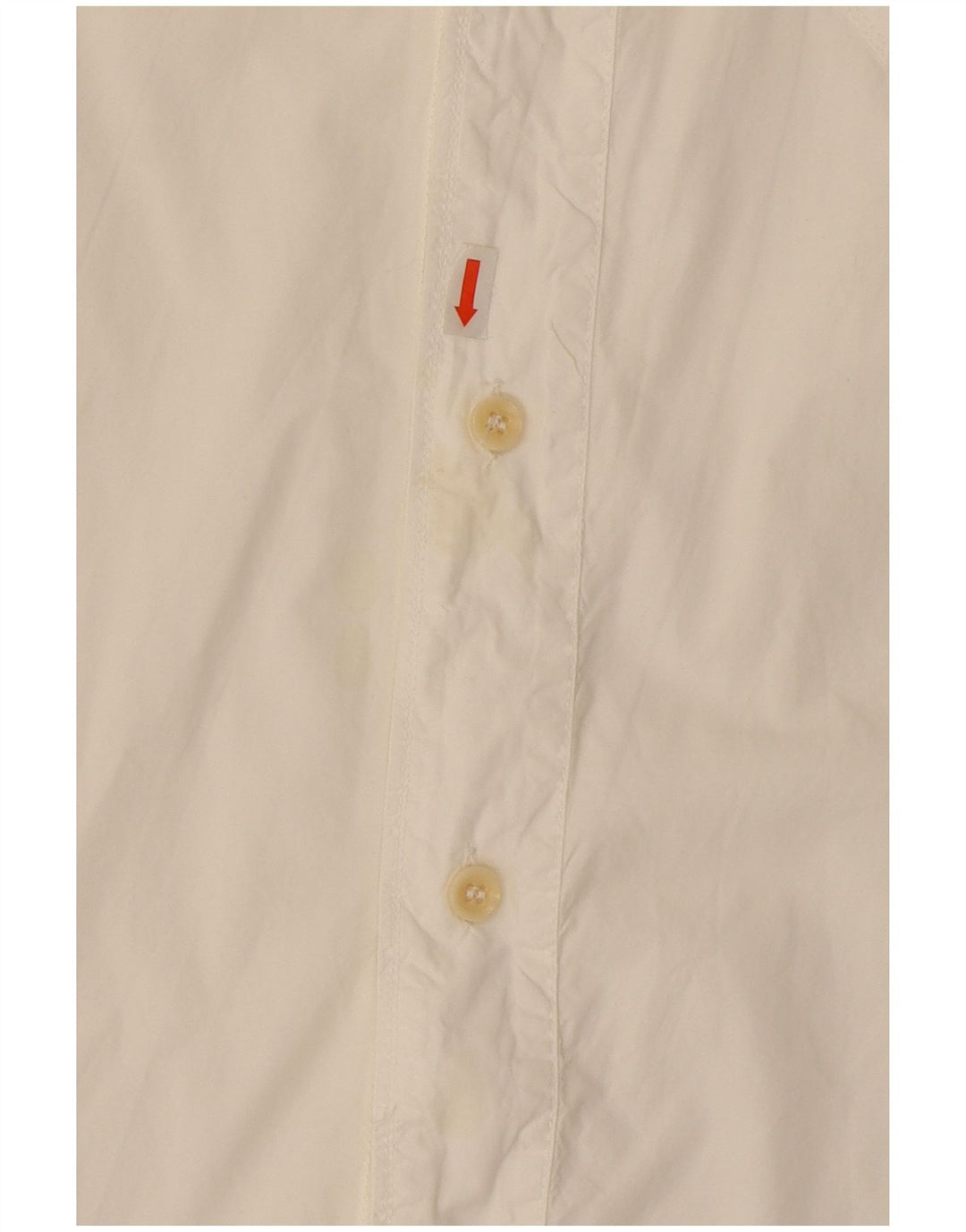 Camicia militare a maniche corte da uomo Murphy & Nye grande cotone bianco