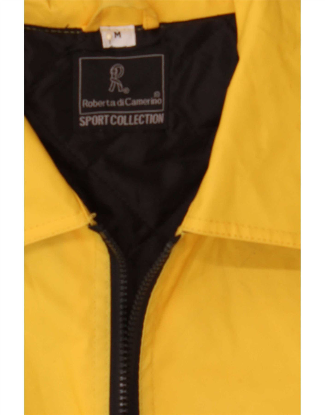 Giacca antipioggia da uomo Roberta di Camerino UK 38 Medium Yellow PVC