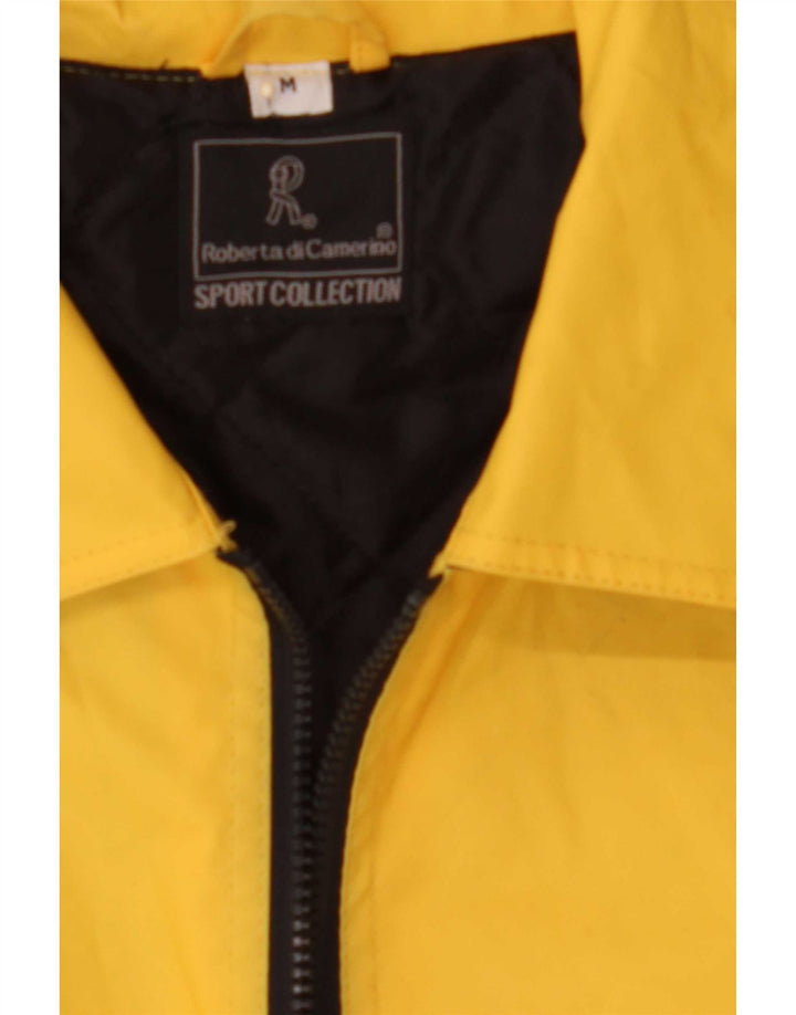 Giacca antipioggia da uomo Roberta di Camerino UK 38 Medium Yellow PVC