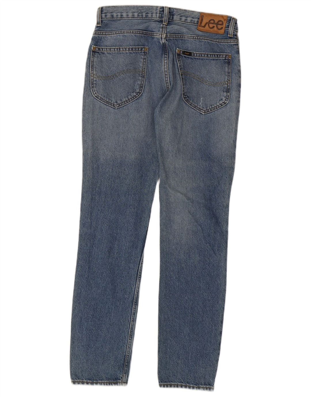 Jeans Lee Rider da donna slim effetto invecchiato W30 L32 cotone blu