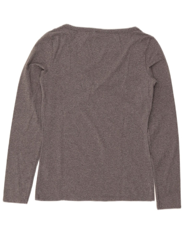 PLAYLIFE Top da donna a maniche lunghe UK 12 Cotone grigio medio