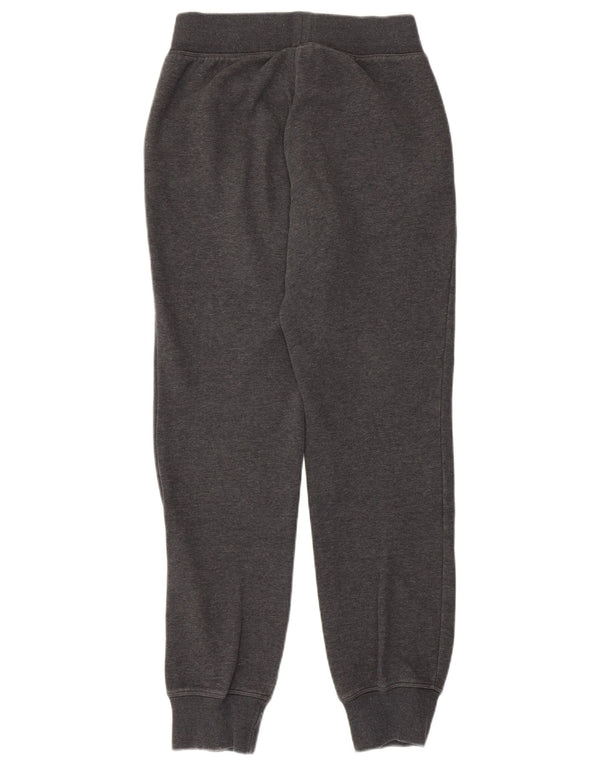 Pantaloni da tuta con grafica ADIDAS da donna Joggers UK 4/6 XS Cotone grigio