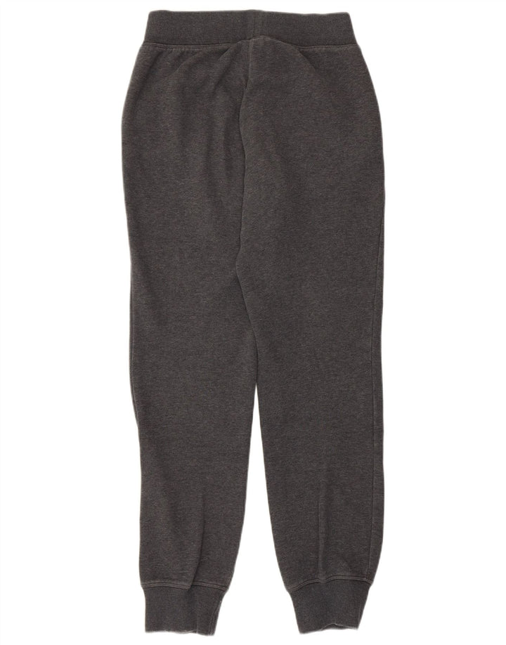 Pantaloni da tuta con grafica ADIDAS da donna Joggers UK 4/6 XS Cotone grigio