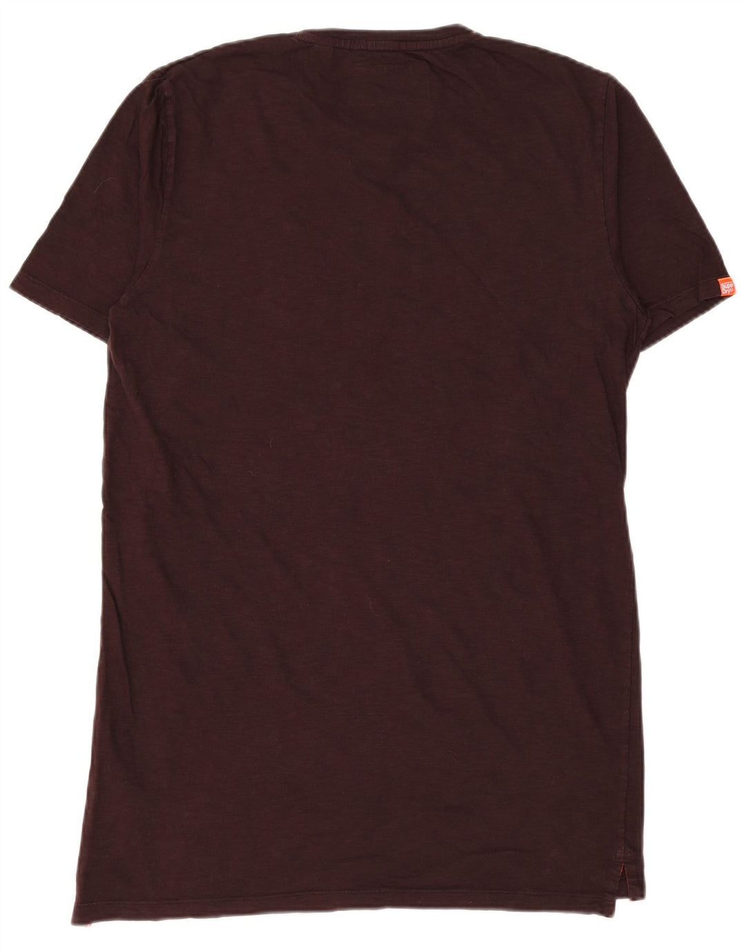 T-shirt da uomo SUPERDRY Top XL in cotone bordeaux