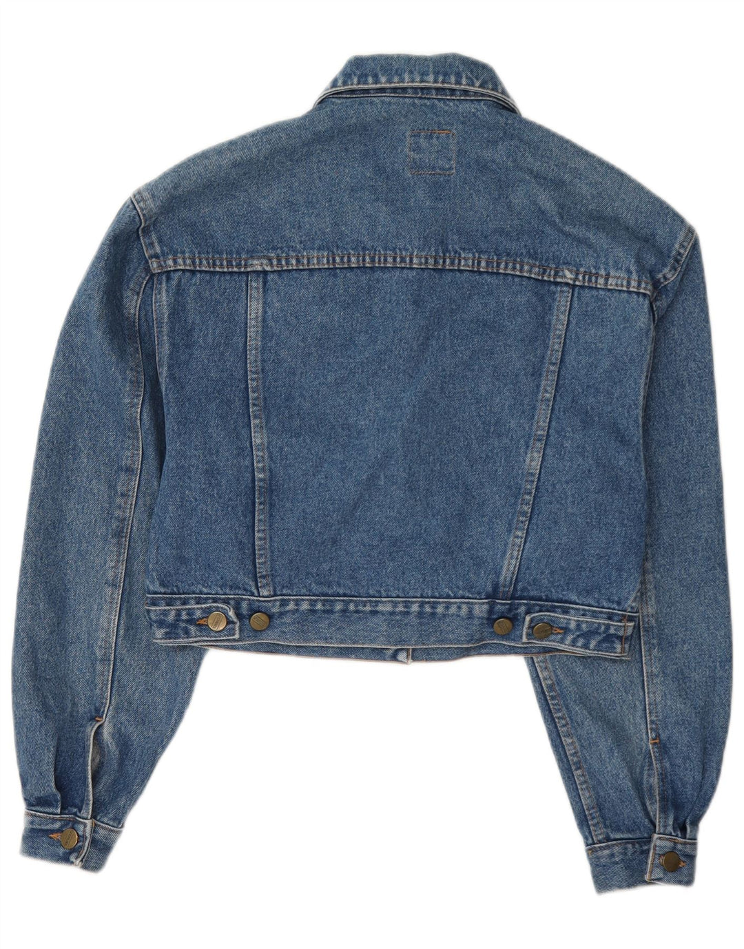 Giacca in denim corto da donna Stefanel UK 12 blu medio