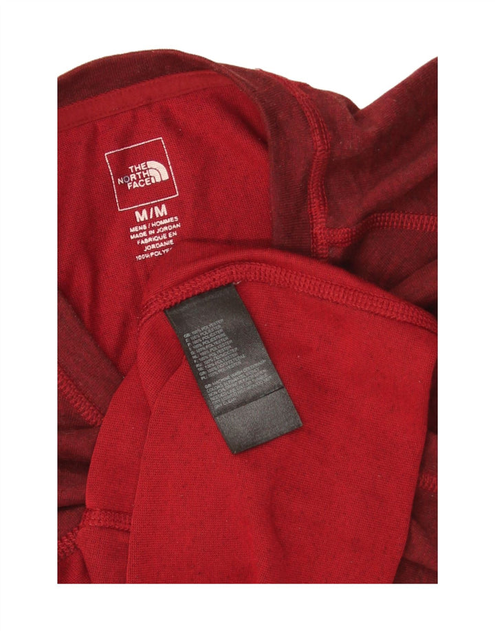 T-shirt da uomo The North Face Top in poliestere chiazzato rosso medio