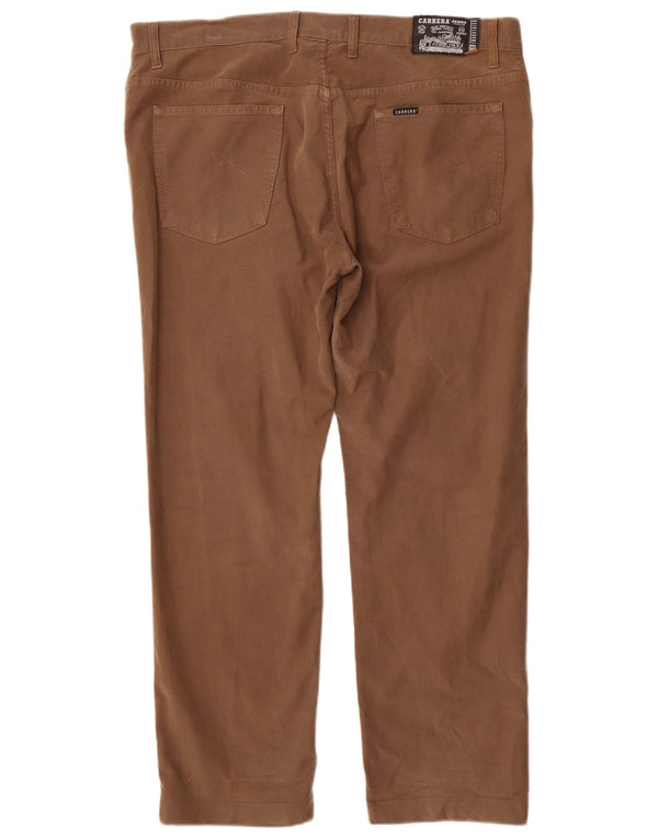 Pantaloni casual dritti da uomo Carrera EU 50 Large W40 L30 cotone marrone