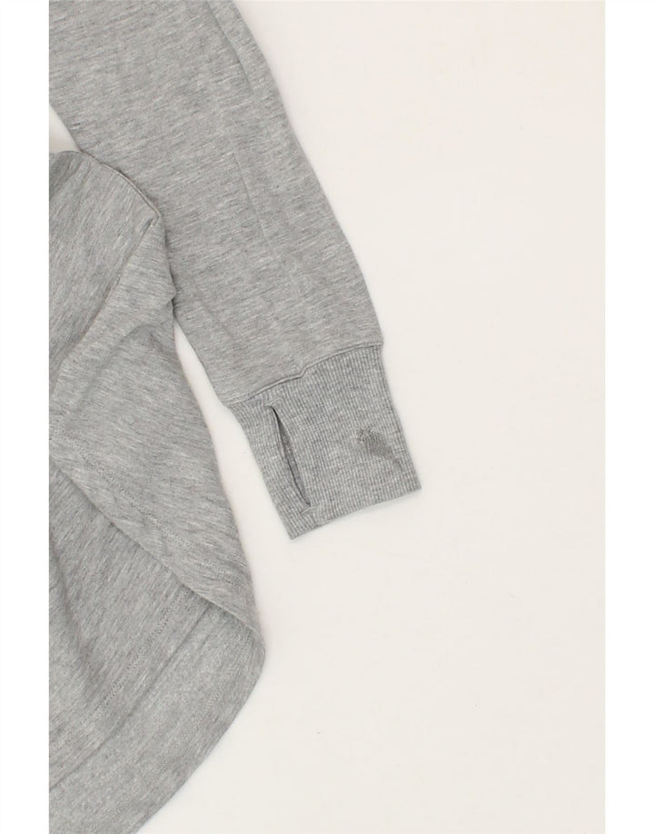 L.L.BEAN Womens Top Long Sleeve UK 6 XS Grey Flecked Vintage L.L.Bean and Second-Hand L.L.Bean from Messina Hembry 