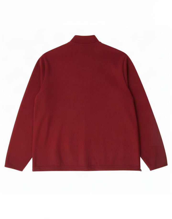 Giacca in pile da donna Marks & Spencer UK 22 3XL Poliestere bordeaux