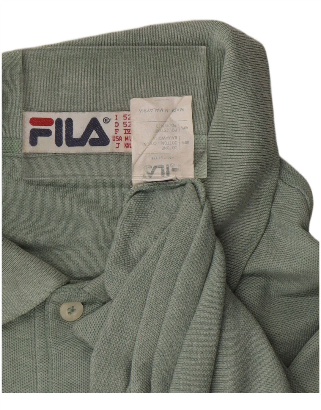 Polo Uomo FILA IT 52 Large Verde Cotone
