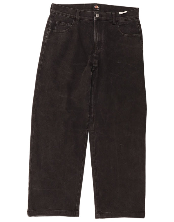 Dickies Jeans larghi da skateboard da uomo W33 L32 in cotone nero