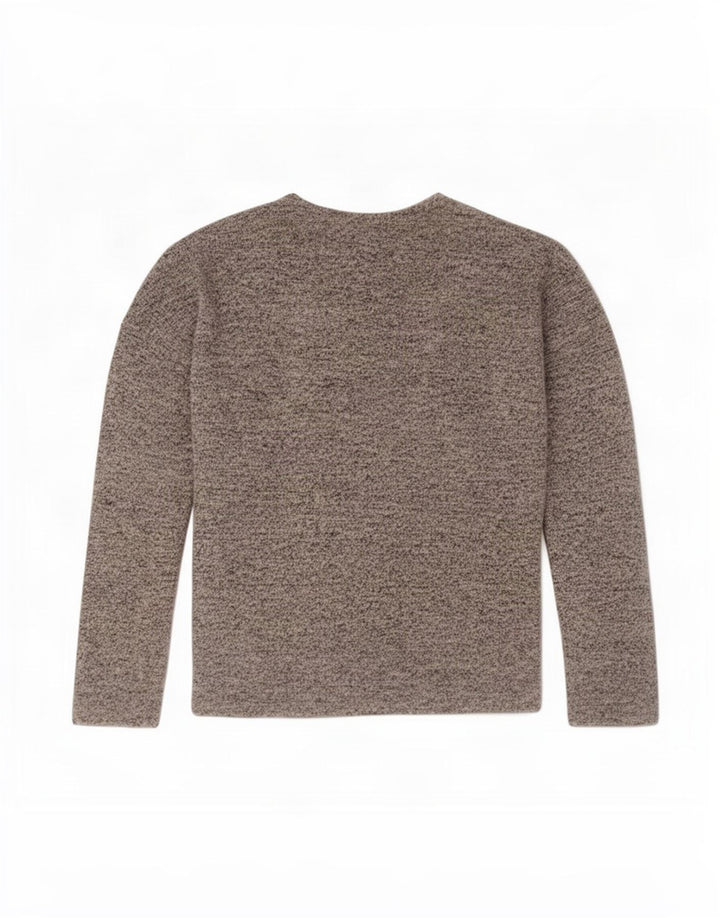 Maglione cardigan aperto per ragazze Gap 8-9 anni Rayon grigio medio