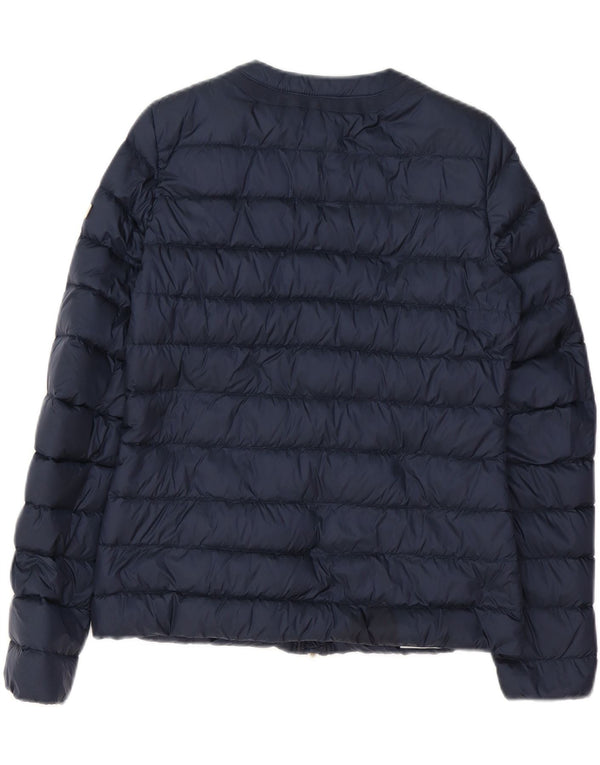 GEOX Womens Padded Jacket UK 8 Small Navy Blue Polyamide