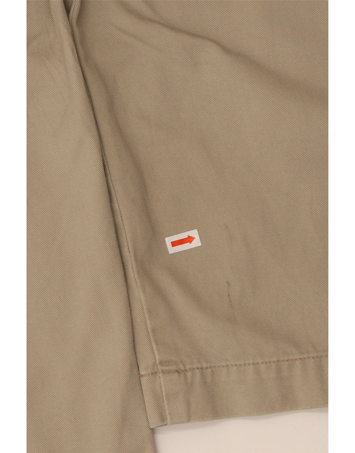 Pantaloni chino dritti da uomo Tommy Hilfiger W42 L32 cotone beige